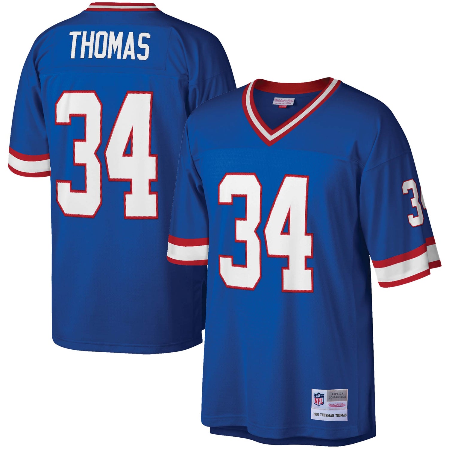 Thurman Thomas Buffalo Bills Mitchell & Ness Legacy Jersey - Royal