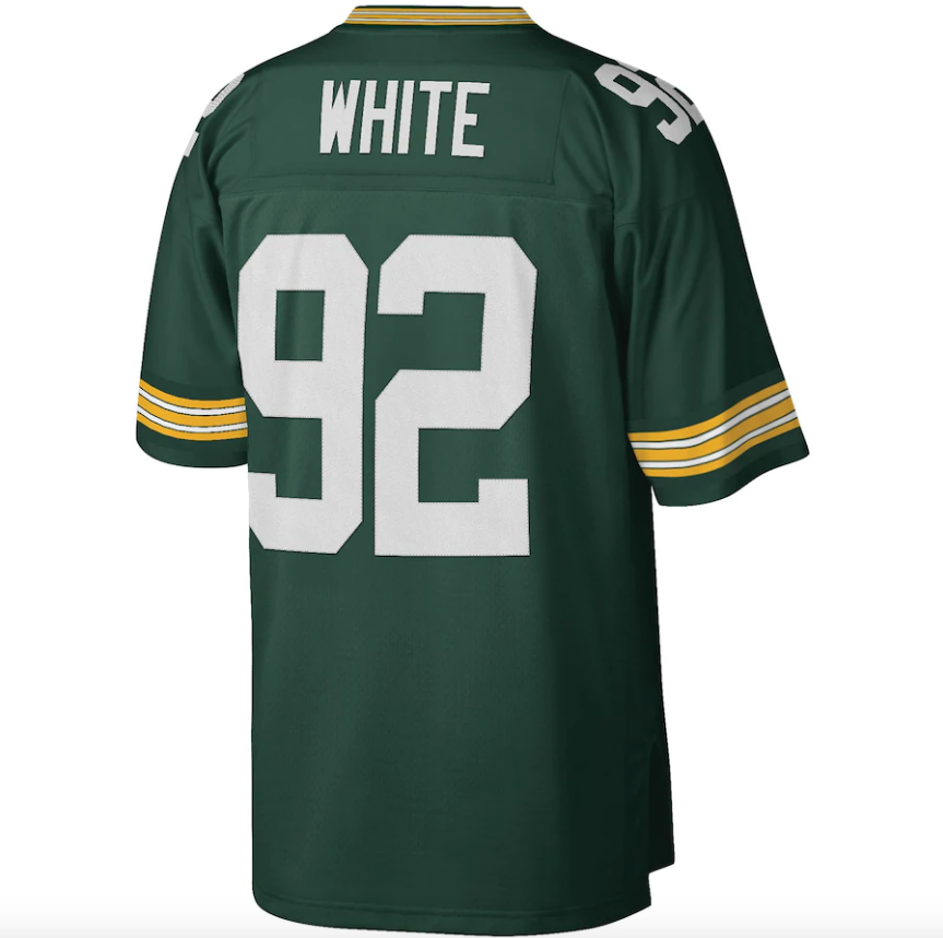 Reggie White Green Bay Packers 1996 Green Legacy Jersey By Mitchell & Ness