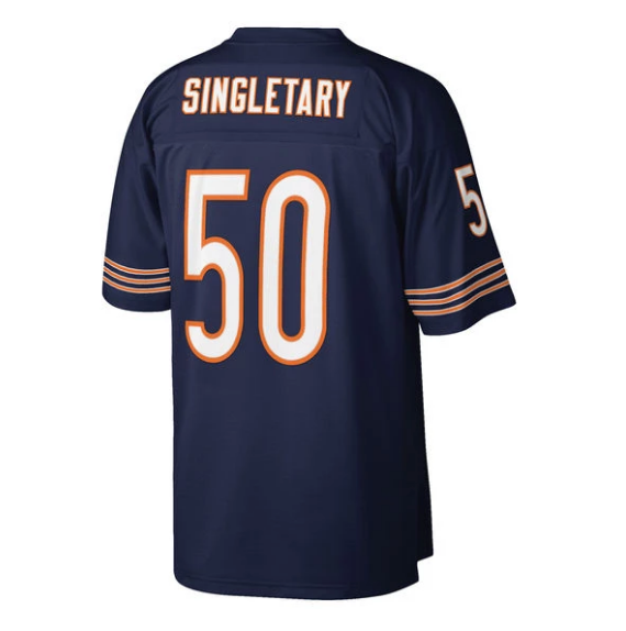 Mens Chicago Bears Mike Singletary Mitchell & Ness Navy Legacy Jersey