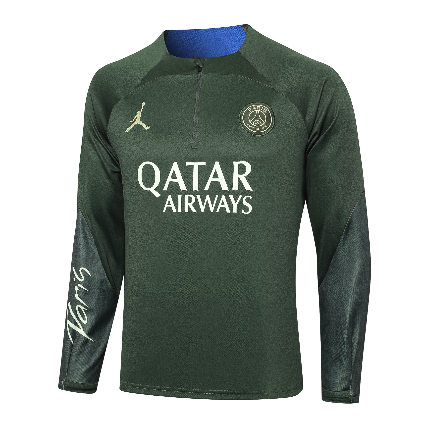 PSG 23-24 Dark Green khaki Tracksuit