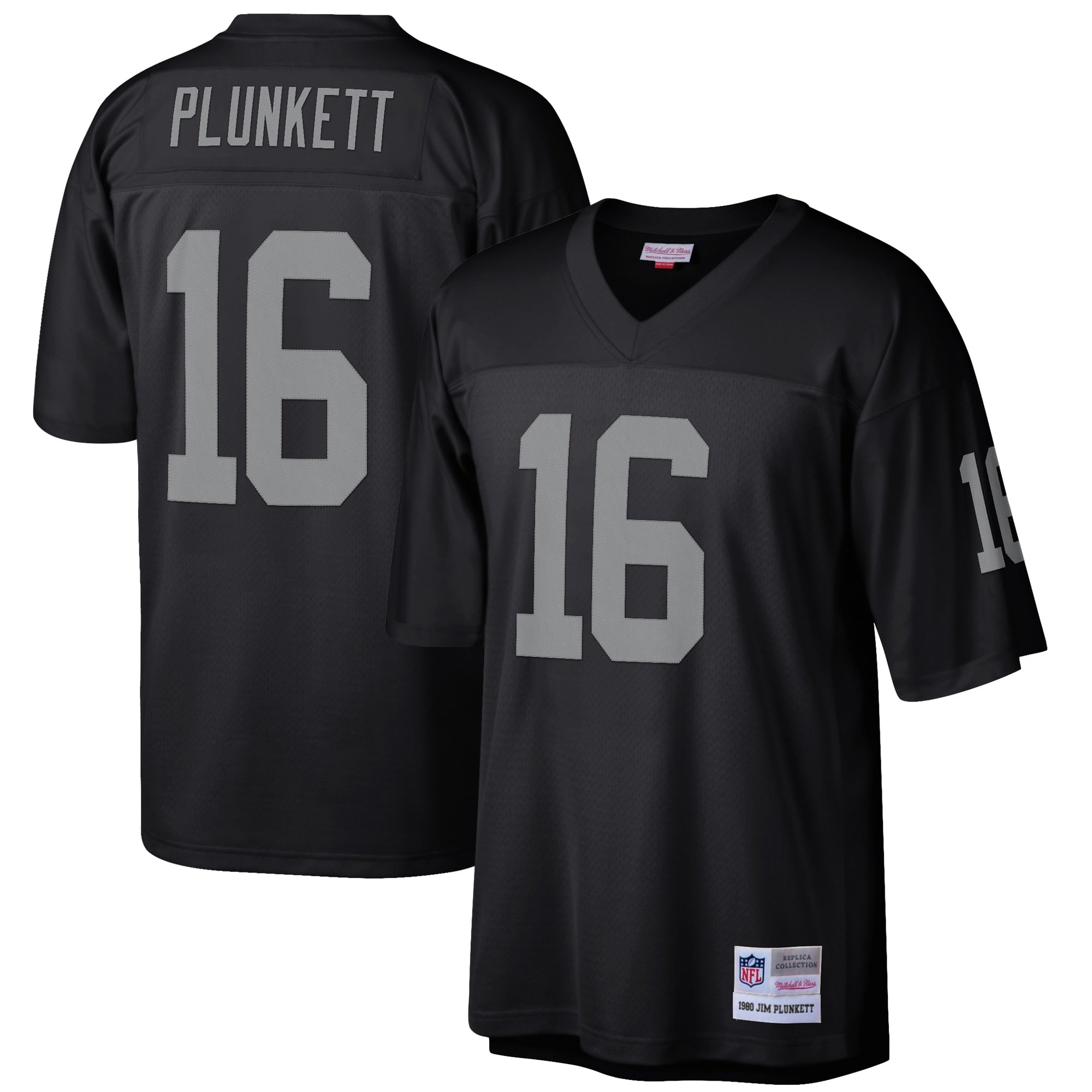 Mens Las Vegas Raiders Jim Plunkett Mitchell & Ness Black Retired Player Legacy Jersey