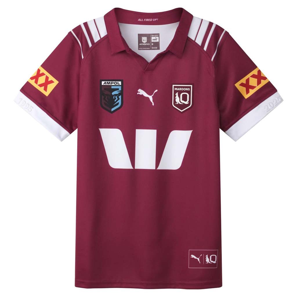 Queensland Maroons 2025 Home Jersey Adult