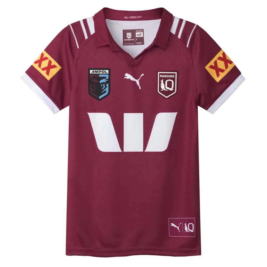 Queensland Maroons 2025 Replica Home Jersey Ladies