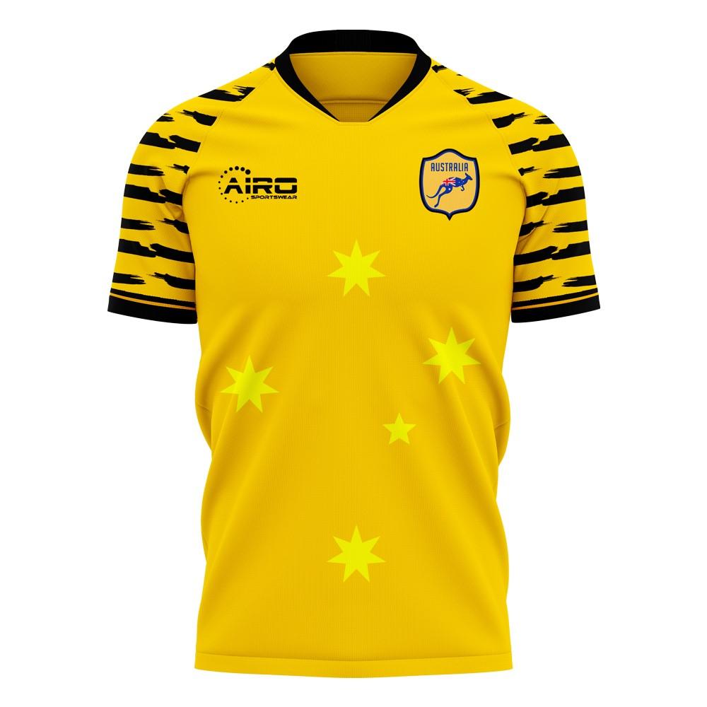 Australia 2024-2025 Home Concept Football Kit (Libero) - Kids