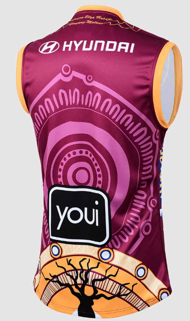 Brisbane Lions 2025 Indigenous Guernsey Youth