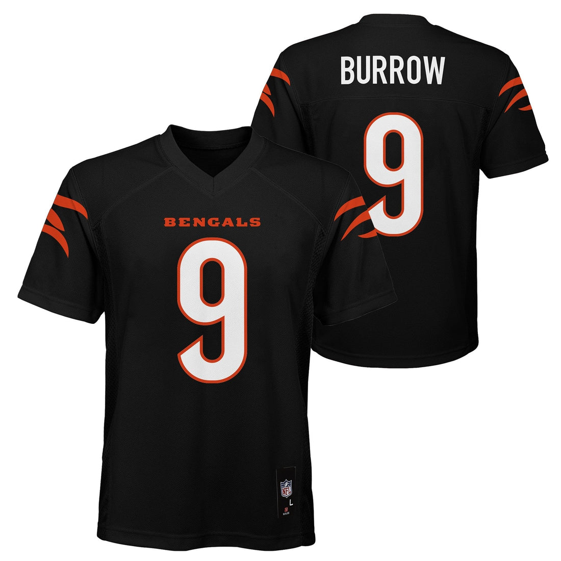 Joe Burrow Cincinnati Bengals Youth Mid Tier Player Jersey - Black