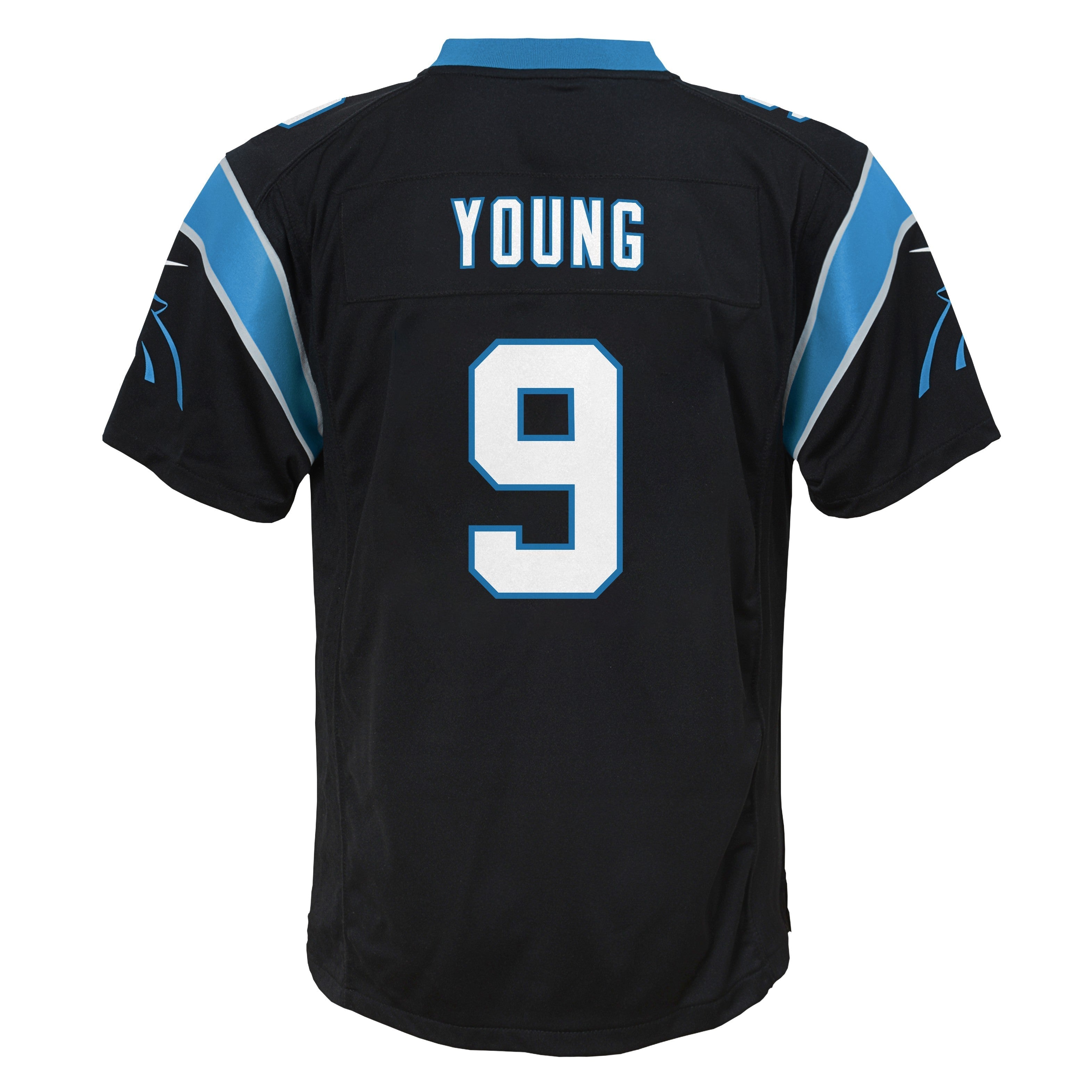 Youth Carolina Panthers Bryce Young Nike Black Game Jersey