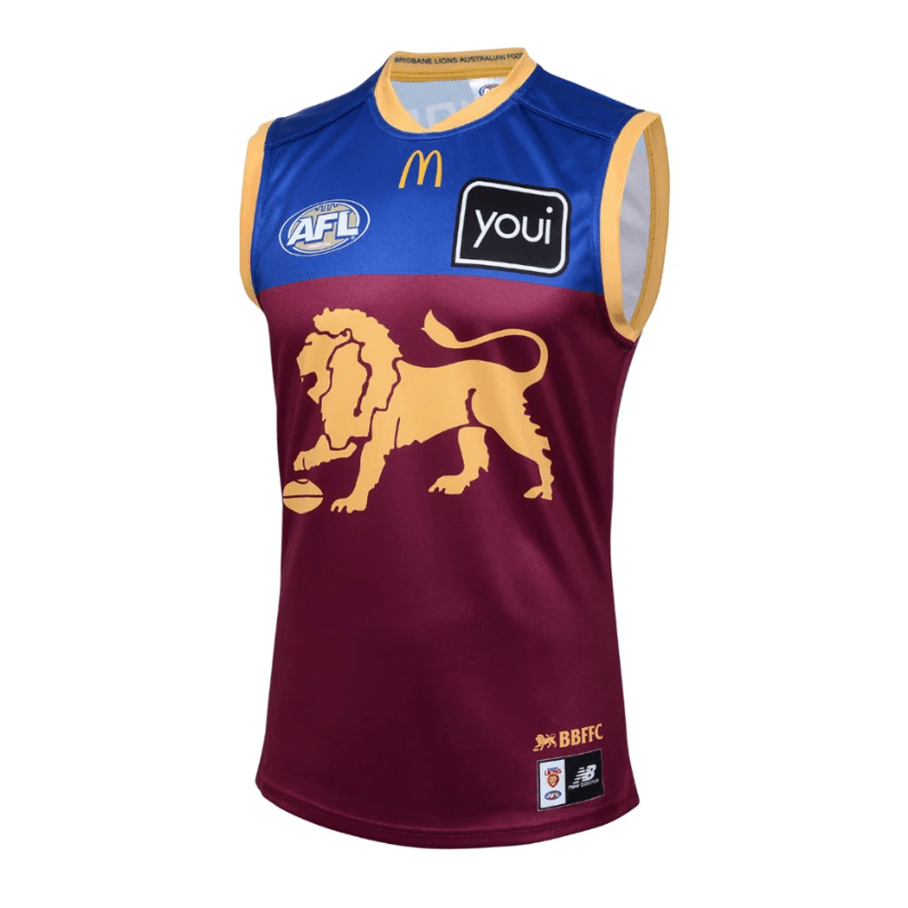 Brisbane Lions 2025 Home Guernsey Adult