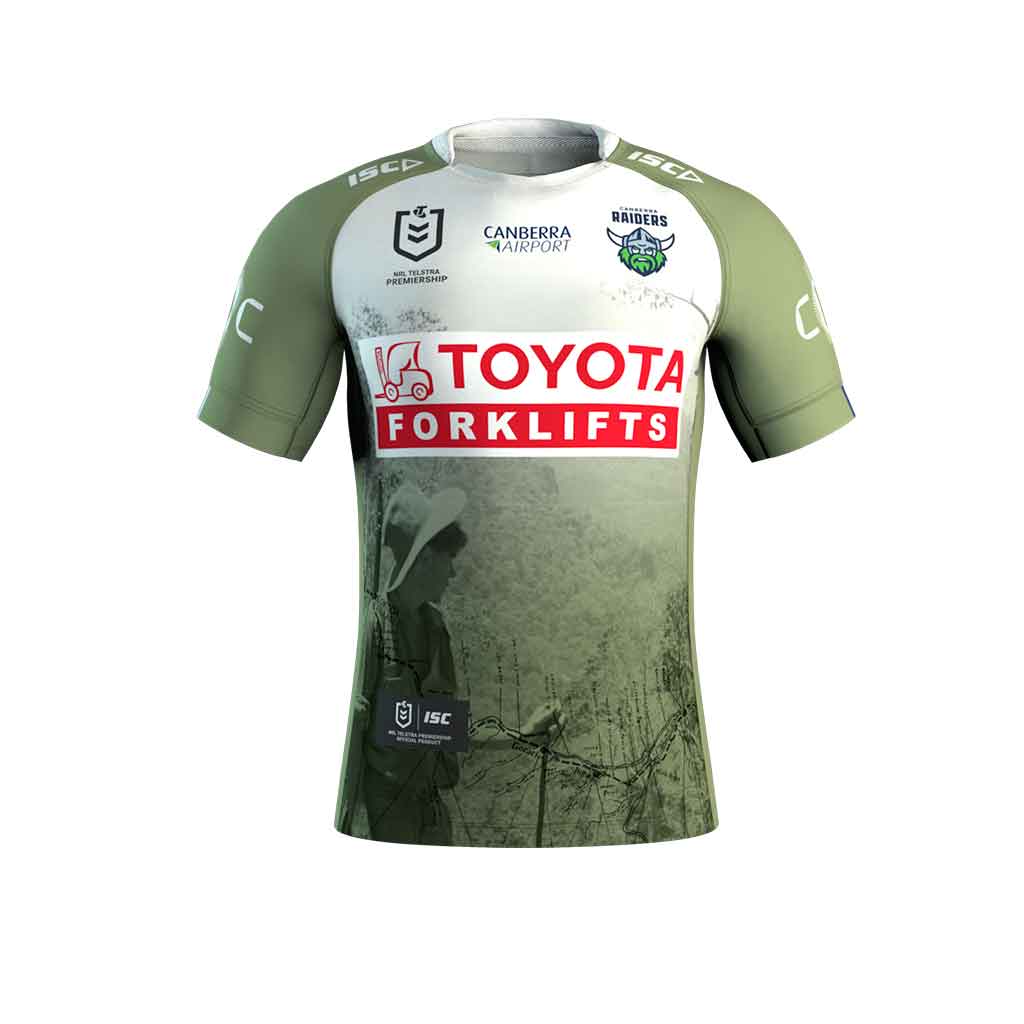 Canberra Raiders 2025 ANZAC Round Jersey Adult