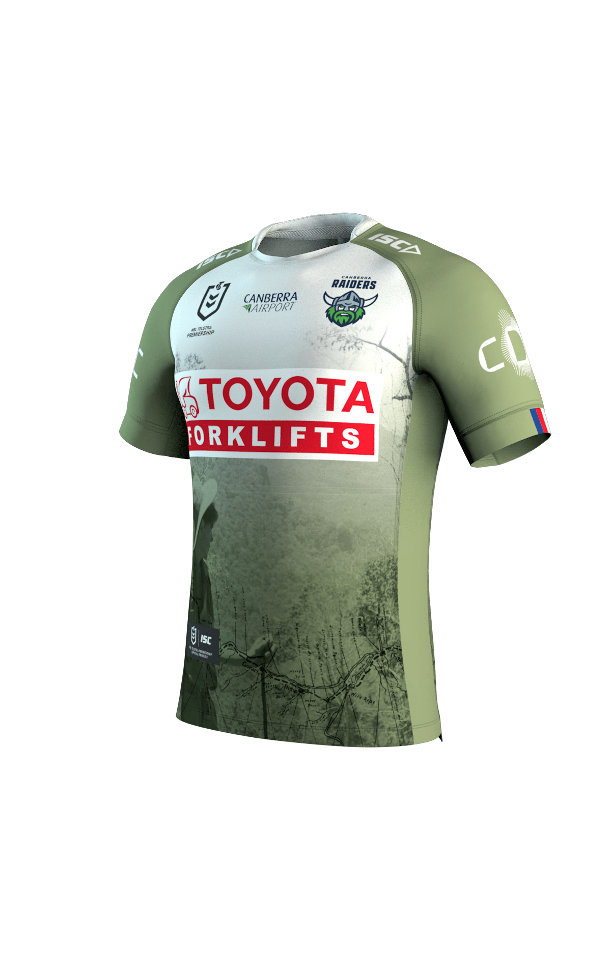 Canberra Raiders 2025 ANZAC Round Jersey Adult