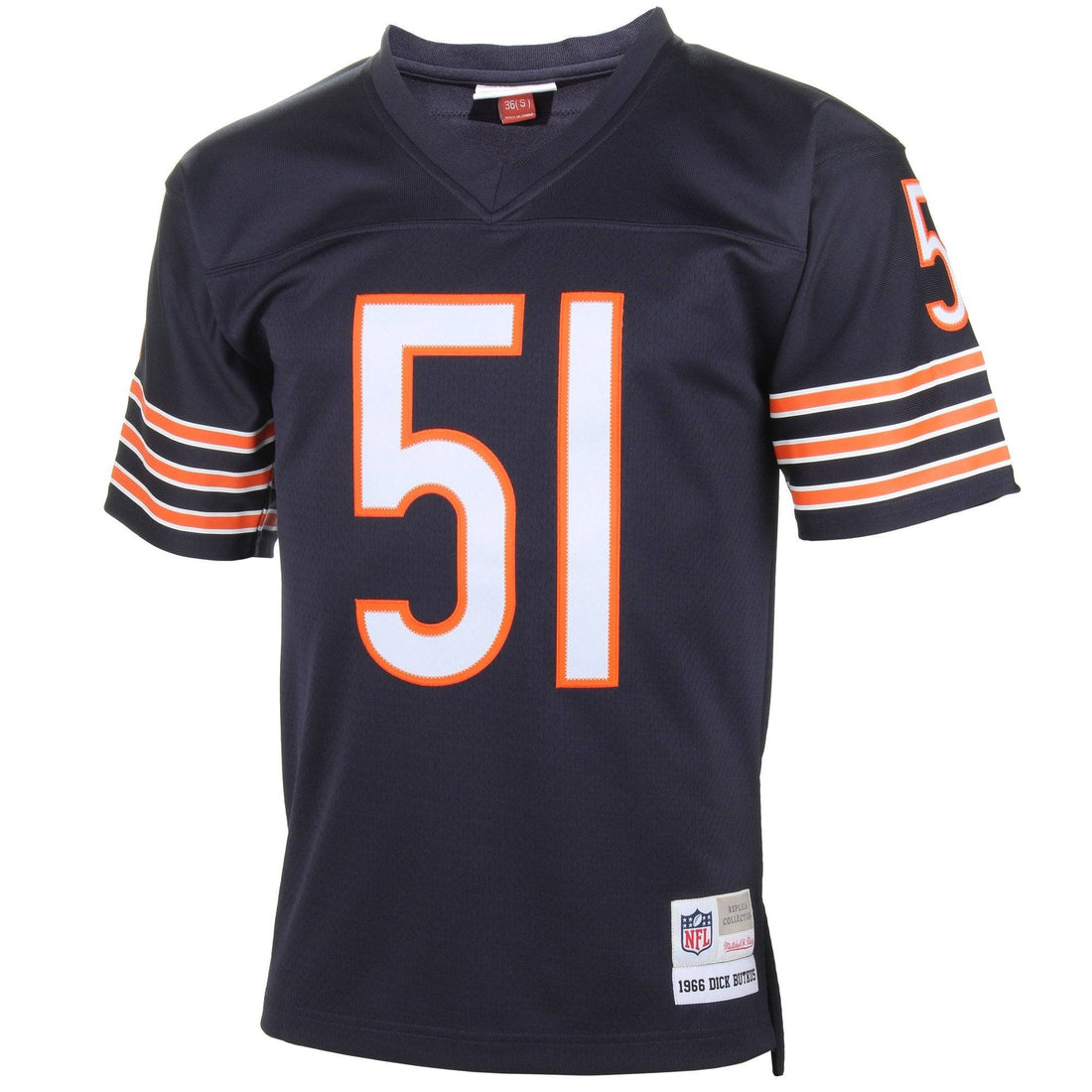 Mens Chicago Bears Dick Butkus Mitchell &amp; Ness Navy Blue 1966 Legacy Jersey