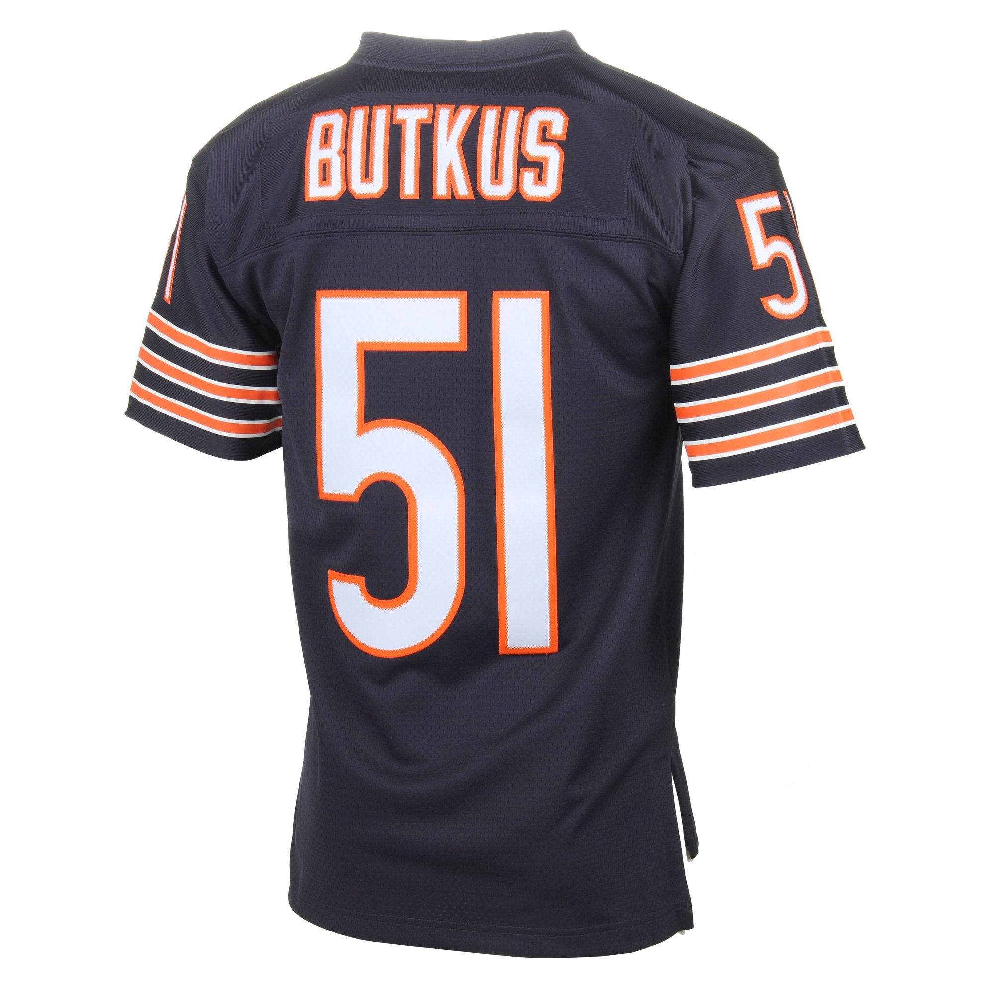 Mens Chicago Bears Dick Butkus Mitchell &amp; Ness Navy Blue 1966 Legacy Jersey